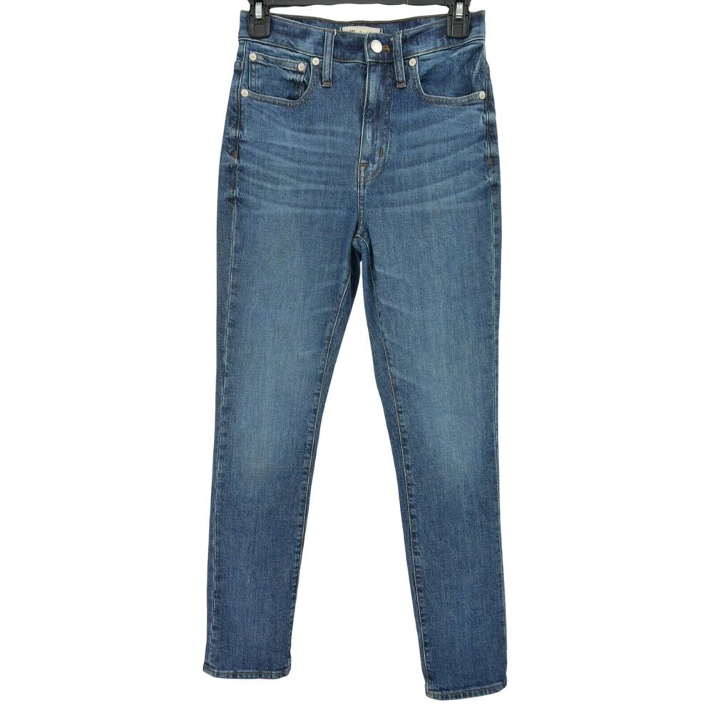Madewell Womens Medium Wash High Rise Slim Boy Jeans Size 24